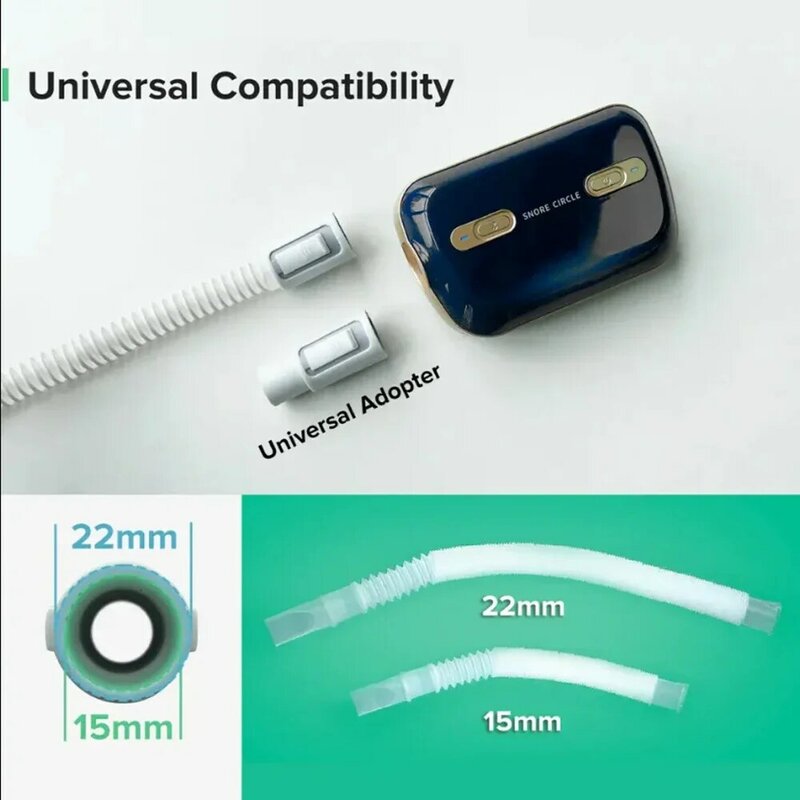 Mini máquina cpap APAP con Bluetooth, dispositivo antirronquidos y Apnea del sueño para el síndrome de Apnea del sueño y ayuda para el sueño OSA
