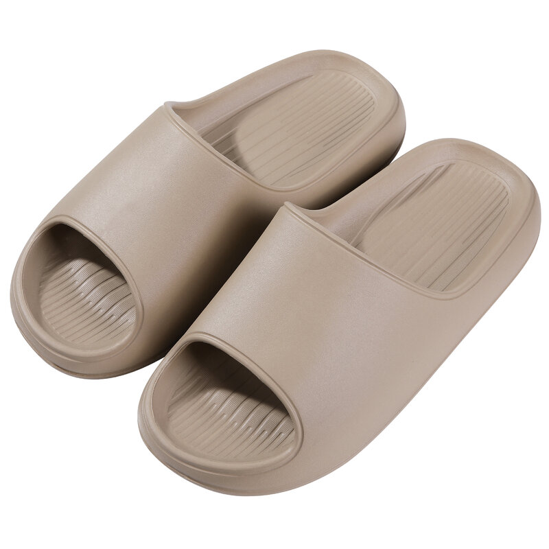 Pallene Thick Bottom Slippers For Women  Summer Fashion Comfort Slides Men Bath Soft Sole Slippers Anti-Slip House Couple Sandal