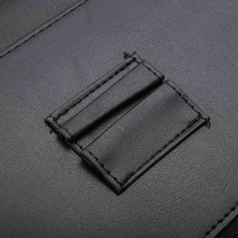 Vegan Leather Folder Zippered Closure Portfolio for Business IPad/Table and Card Interview Resume Binder