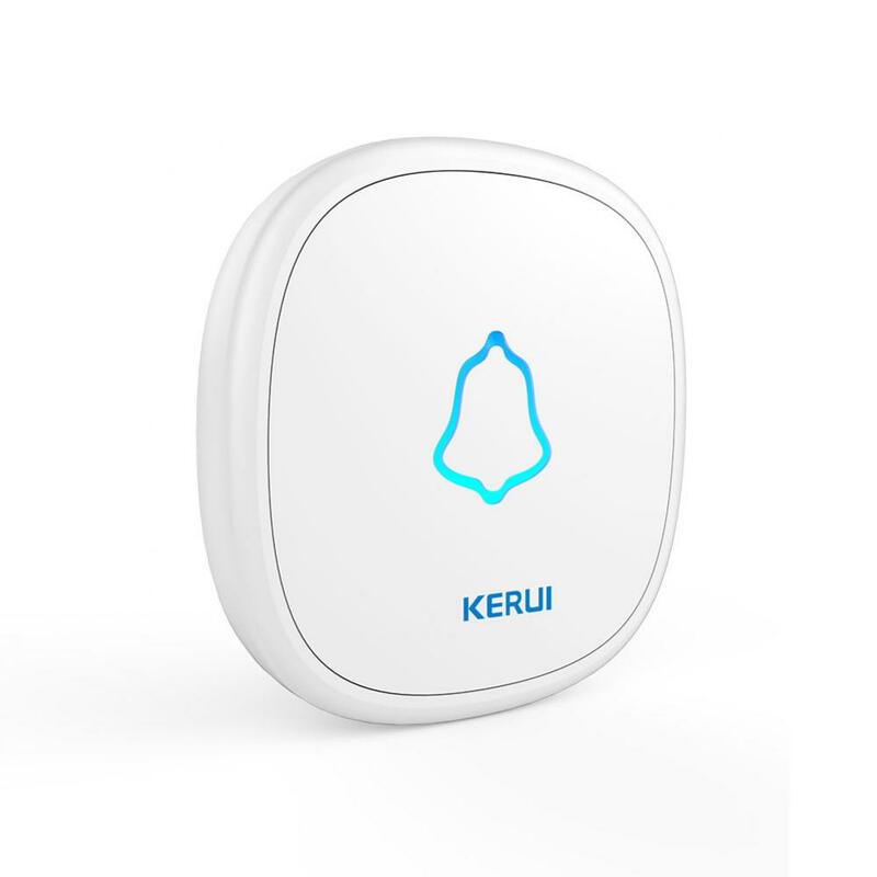 Waterproof Touch Doorbell Button Wireless SOS Emergency Button 433MHz Alarm Accessories For KERUI Doorbel Alarm System