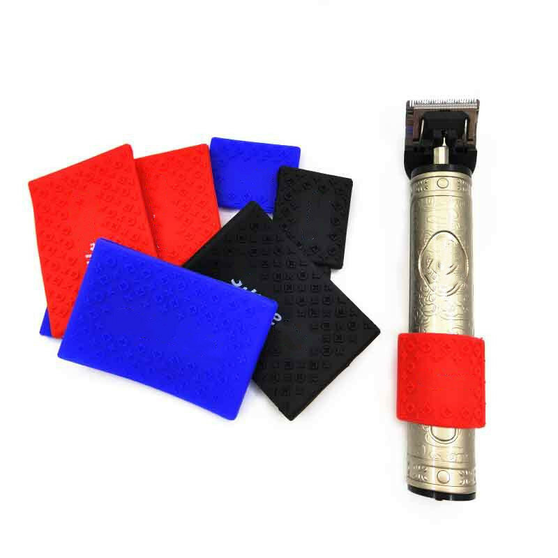 Venda quente aparador de pêlos aperto clipper grip capa protetora silicone borracha antiderrapante manga barbeiro ferramentas cabeleireiro acessórios