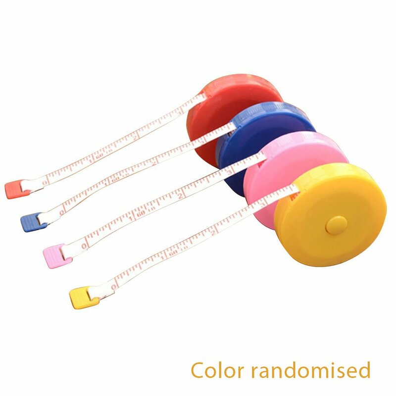 Durable 1.5 Meters Portable Creative Candy Color Mini Retractable Small Tape Measure High Quality Measuring Tape