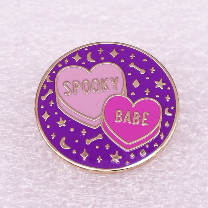 Heart-shaped Candy Bar Box Badge Fashionable Creative Cartoon Brooch Lovely Enamel Badge Clothing Accessories