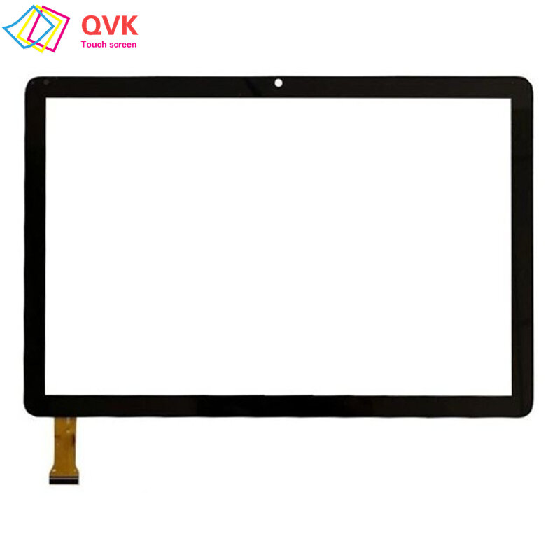 Czarny 10.1 Cal dla DOOGEE U10 Tablet PC pojemnościowy ekran dotykowy Digitizer czujnik zewnętrzne szkiełko Panel U10KID tabulator