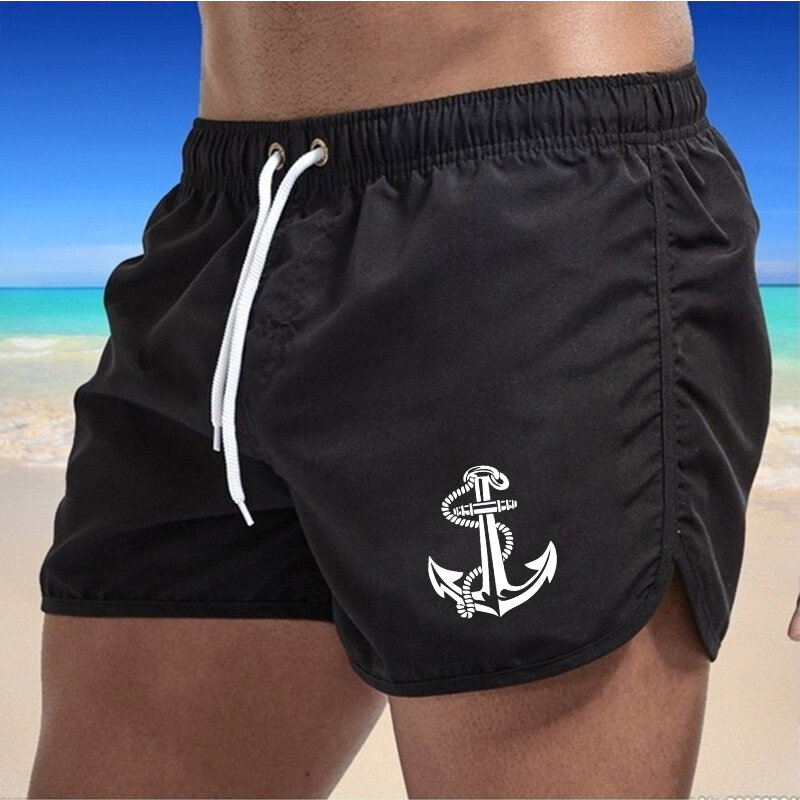Pantalones cortos de secado rápido para hombre, bañador de marca de moda, ropa de playa, 9 colores, 2022