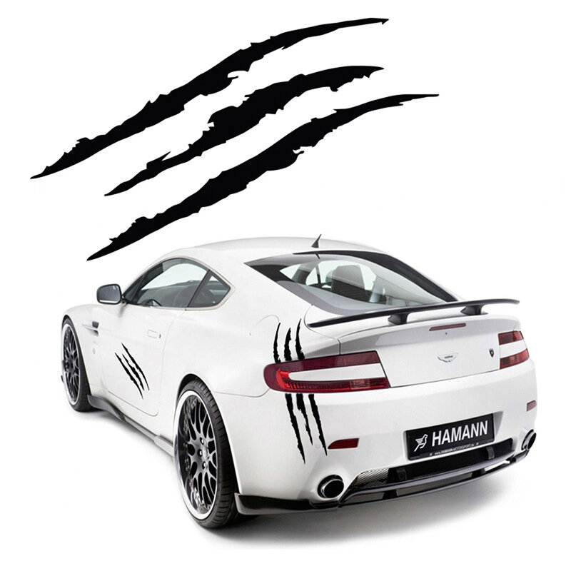 Car Styling Headlights Personalized Car Stickers Monster Claw Scratch Stripe Marks Headlight Decal Car Stickers Auto Accessorie