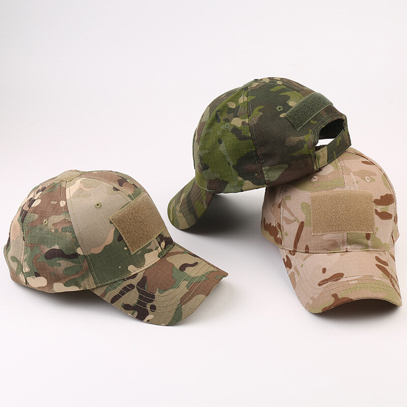 قبعات بيسبول عسكرية مموهة قبعات تراف شبكية تكتيكية للجيش رياضية قابلة للتعديل لمقاول سناباك للرجال والنساء