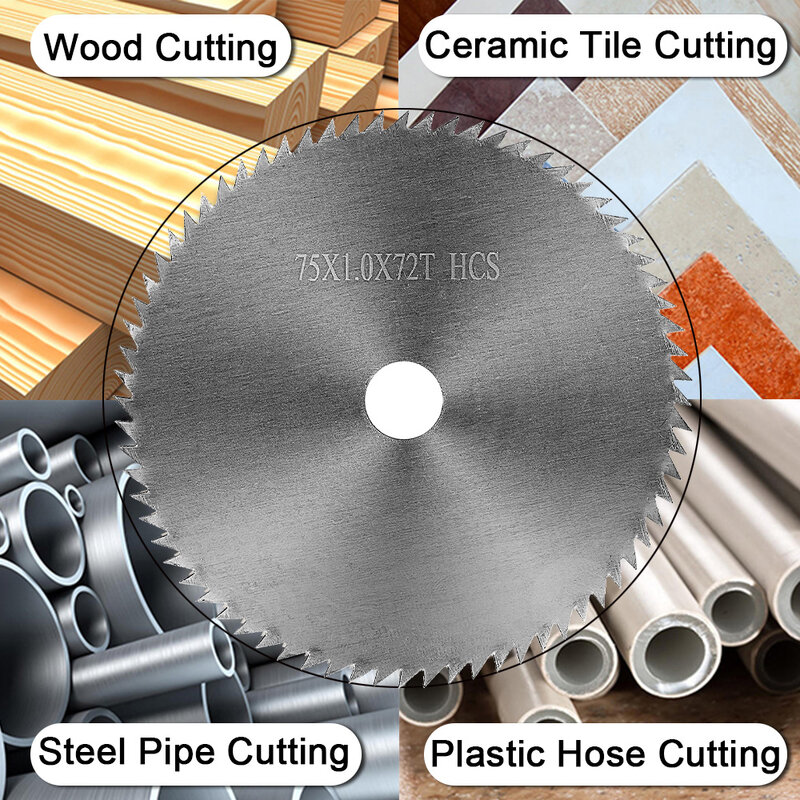 3 Inch Mini Saw Blade 75mm Circular Cutting Disc Angle Grinder Cutting Wheel For Cutting Wood Pvc