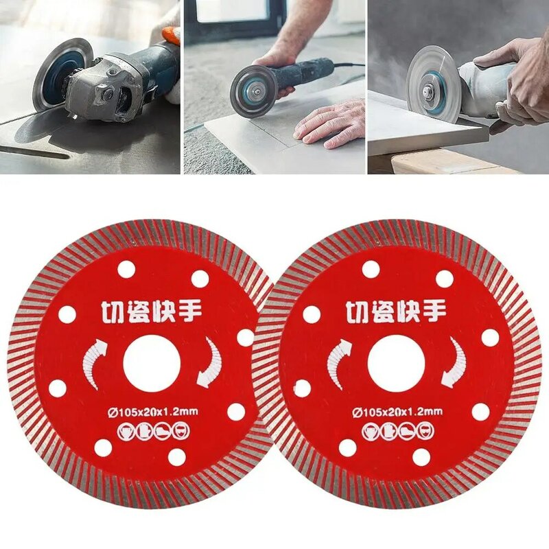 Ультратонкие режущие диски для гофрированной плитки Master, алмазный диск для гофрированной плитки ультра 105 мм пила для тонкой резки керамики V5X4