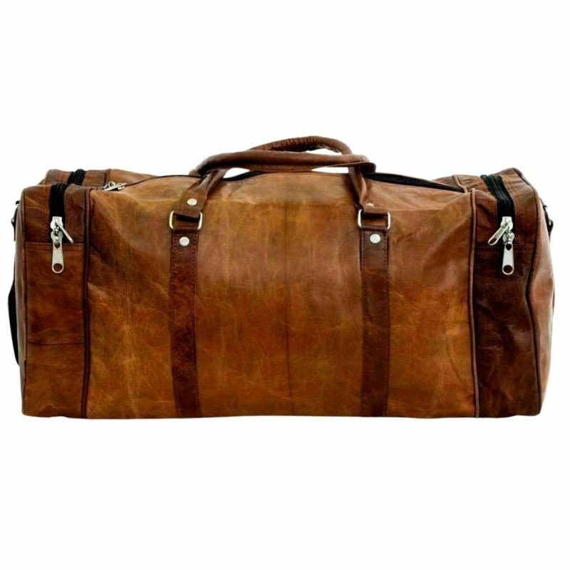 Nowi mężczyźni 30 "wysokiej jakości skórzana torba podróżna w stylu Vintage