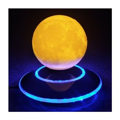3D Cahaya Malam Bulan Dekoratif Ruang Lokakarya Planet Berbentuk Bulan Desain Khusus Lampu Dekoratif Cahaya Malam Diskon Besar Fad