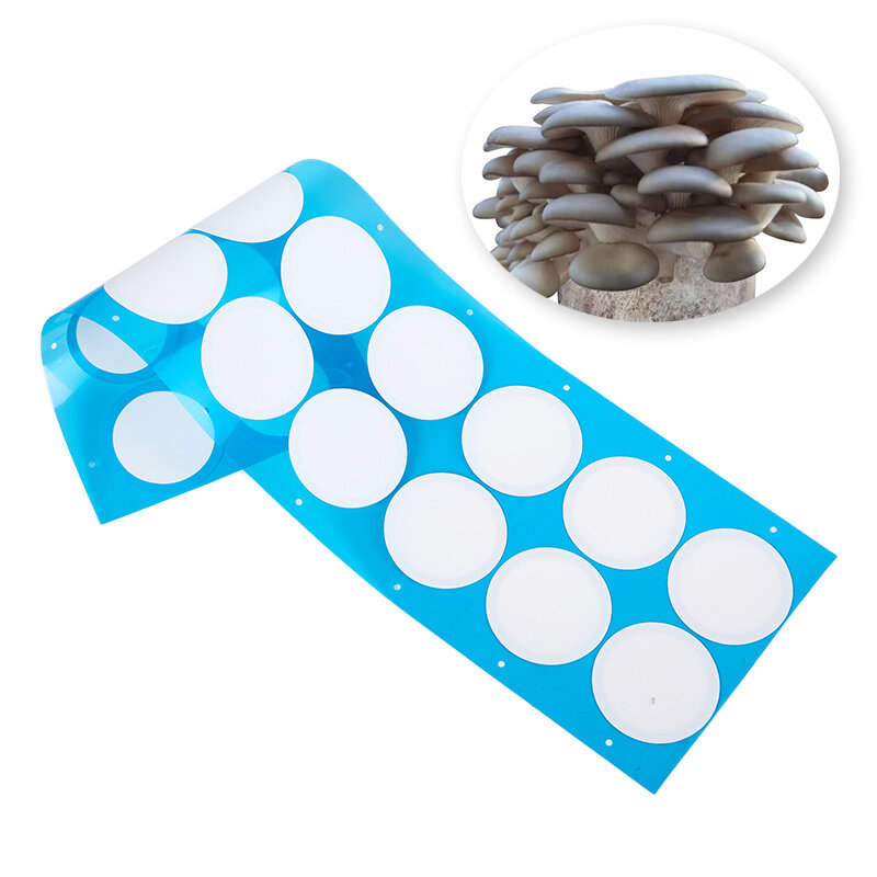 Pegatinas de papel de filtro sintético, disco de filtro de seta aplicado debajo para cultivo de setas, 76,2mm, 59mm, 0,22 μm