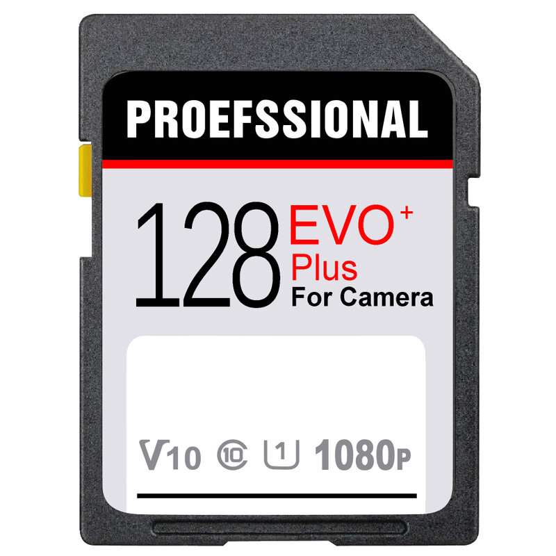 Carte mémoire SD pour caméra vidéo HD 128 p et 4K, cartes SD, 32 Go, 64 Go, 256 Go, 16 Go, 1080 Go, nouveau