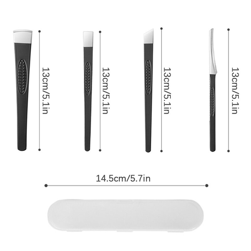 3/4Pcs strumenti per Manicure Toe Nail raschietto piedi Pedicure Knife Kit lime per la rimozione della pelle morta cura della pelle strumenti per Pedicure per cuticole incarnite