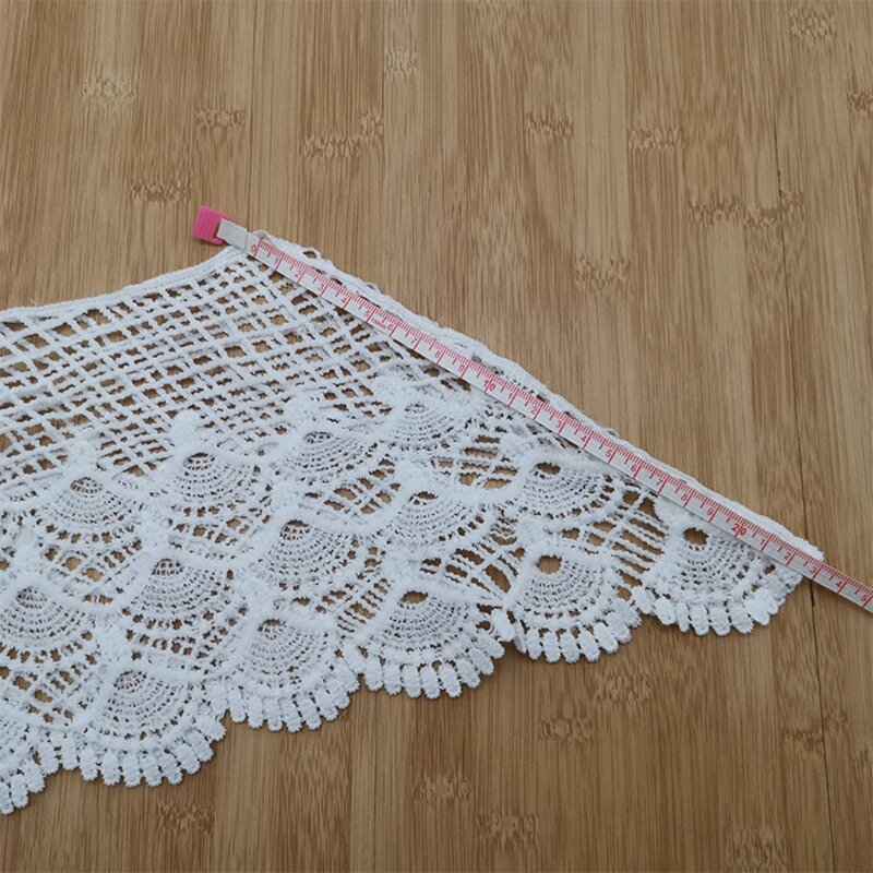 Women Summer Sweet Lace Sunscreen Shawl Wrap Hollow Out Crochet Floral Wedding Dress Cover Up Shrug Scarf Bridal Prom Party