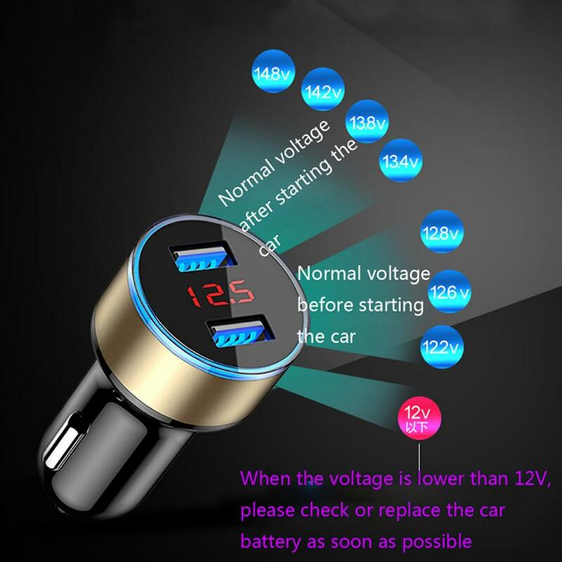 Professionele Usb Autolader Meerdere Bescherming Auto Charger Dual Usb Stabiele Output Usb Auto Telefoon Oplader Voeding