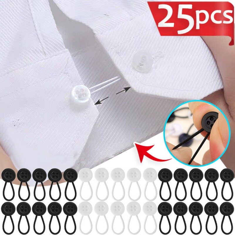 Bottone di espansione in vita cucitura libera polsino fibbia di estensione del colletto non c' è bisogno di Pin Jeans cintura prolungare fibbie pantaloni allungare i bottoni