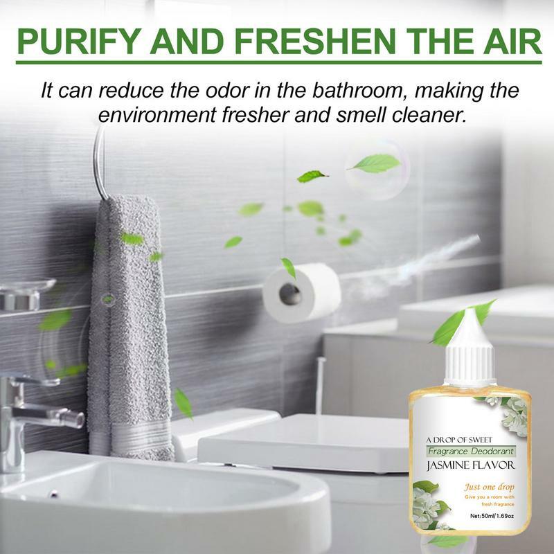 Diffusore di gelsomino profumo di gelsomino rinfrescante naturale deodorante per ambienti 50ml fragranza a lunga durata, olio diffusore di aromaterapia