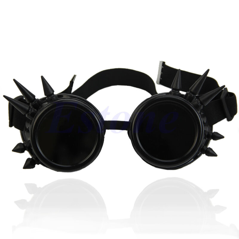 Steampunk Goggles Glasses Anti-uv Outdoor Summer Architecture Material de construção Fornecimento para marido namorado presente