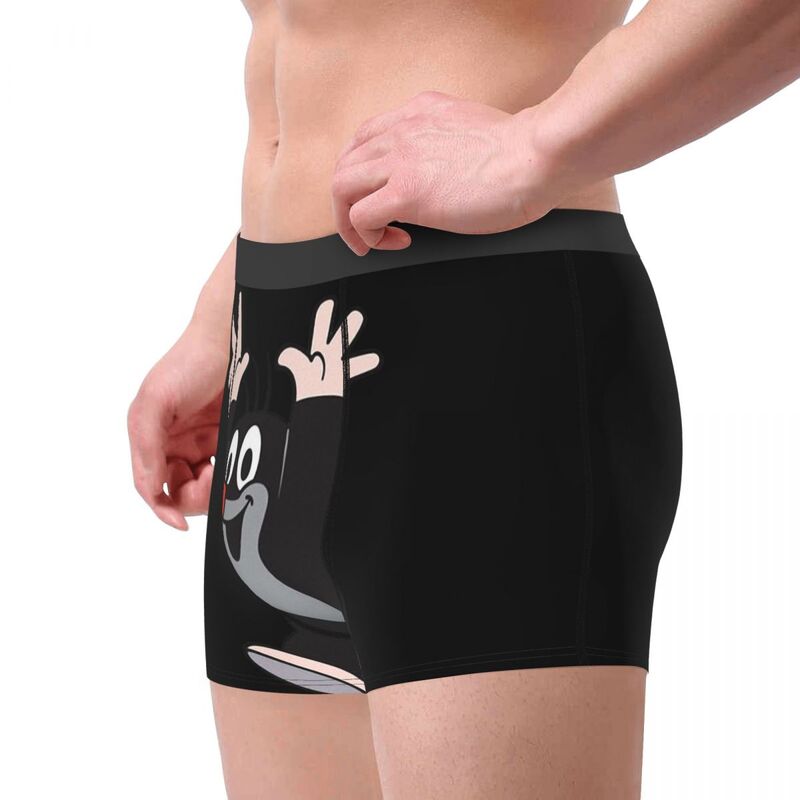 Krtek celana Boxer pria Little maurwurf, celana dalam sangat tembus udara, celana pendek motif 3D kualitas terbaik hadiah ulang tahun