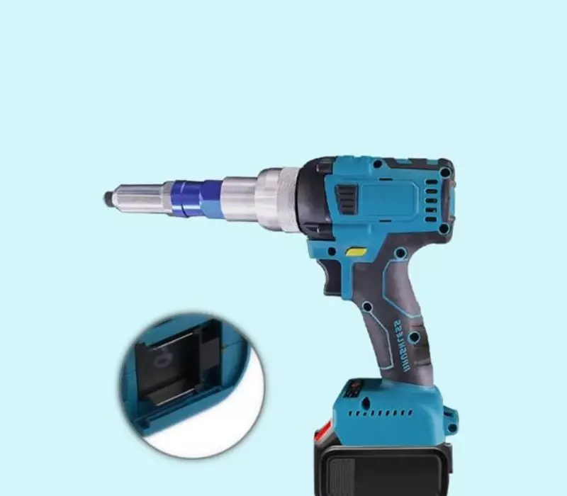 Rebite elétrico com broca sem escova, ferramenta de rebitagem automática, chave de fenda, ferramenta para Makita, bateria 18V, 2.4-4.8mm