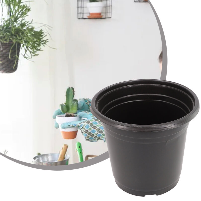 Pot tanaman plastik taman, Pot bunga plastik untuk peralatan taman anggrek Mint herbal aster kaktus Bonsai bambu lidah buaya