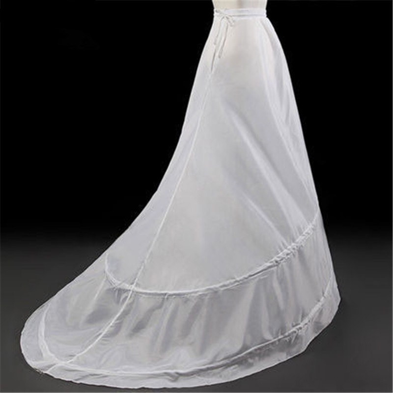 Jupon de mariage en Crinoline, 2 cerceaux, sous-jupe glissante pour robe de mariée, accessoire de mariage