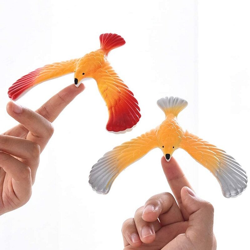 2 Teil/satz Hohe Qualität Neuheit Erstaunliche Balance Adler Vogel Spielzeug Magie Gleichgewicht zu Hause Büro Spaß Lernen Gag Spielzeug für kind Geschenk