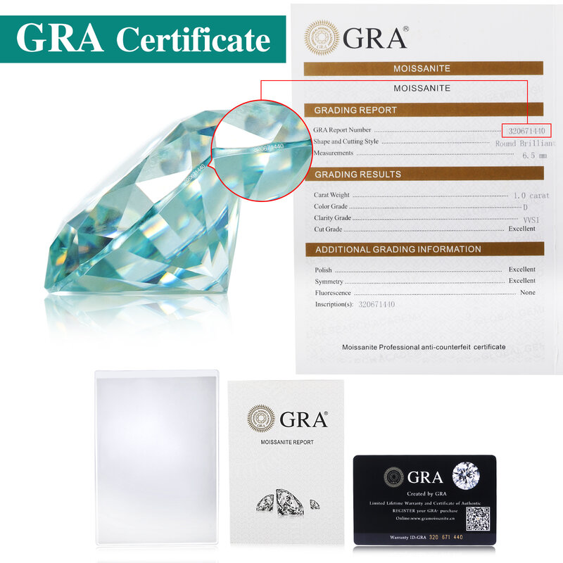 Najwyższej jakości prawdziwy 1CT 6.5mm GRA D VVS1 Moissanite naszyjnik diamentowy Test diamentowy moissanit dla kobiet srebrny klejnot