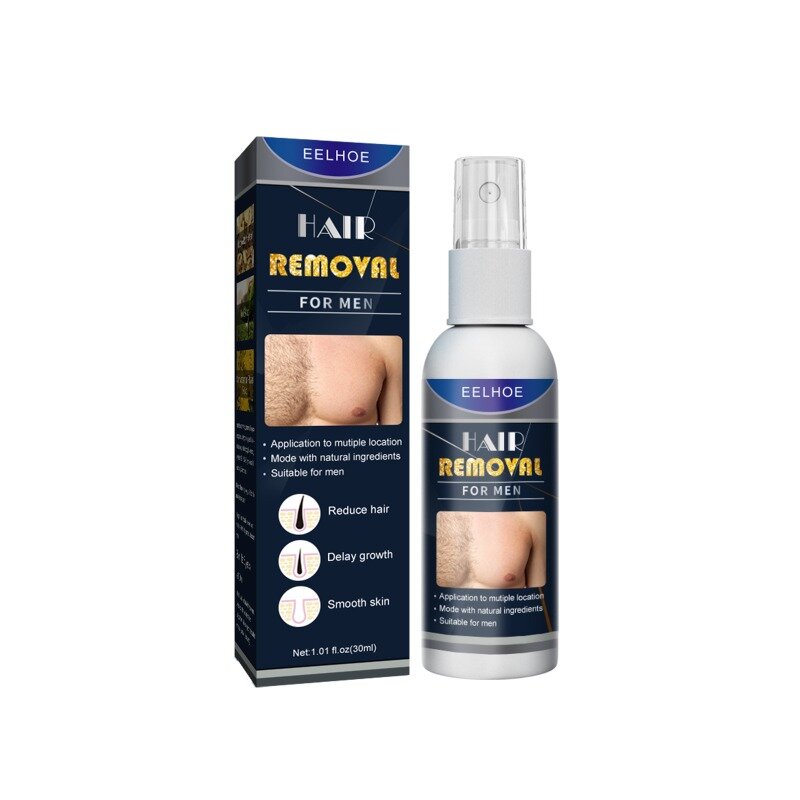 Spray de depilación rápida para mujeres y hombres, inhibidor de crecimiento de vello indoloro, pierna, brazo, axila, depilación permanente, cuidado de reparación