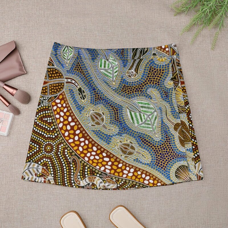 Aboriginal Art Mini Skirt new in external clothes 90s aesthetic luxury evening dresses 2023