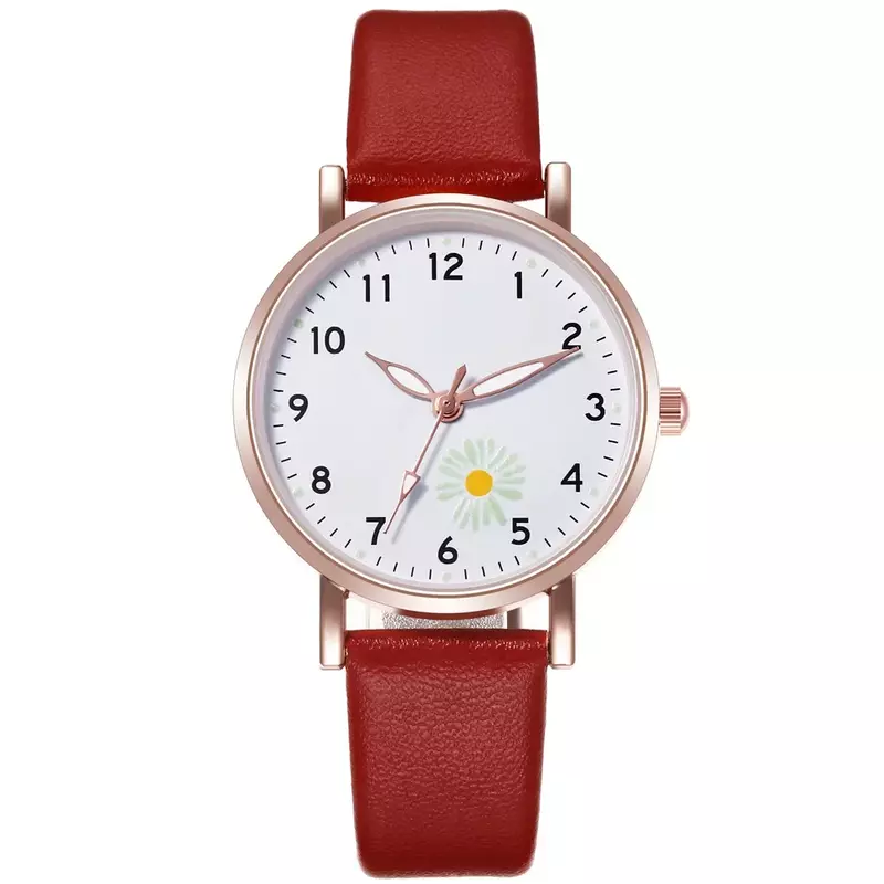 ChimLadies-Montres-bracelets Shoous pour femmes, montres simples, montre à quartz décontractée avec bracelet en cuir, horloge