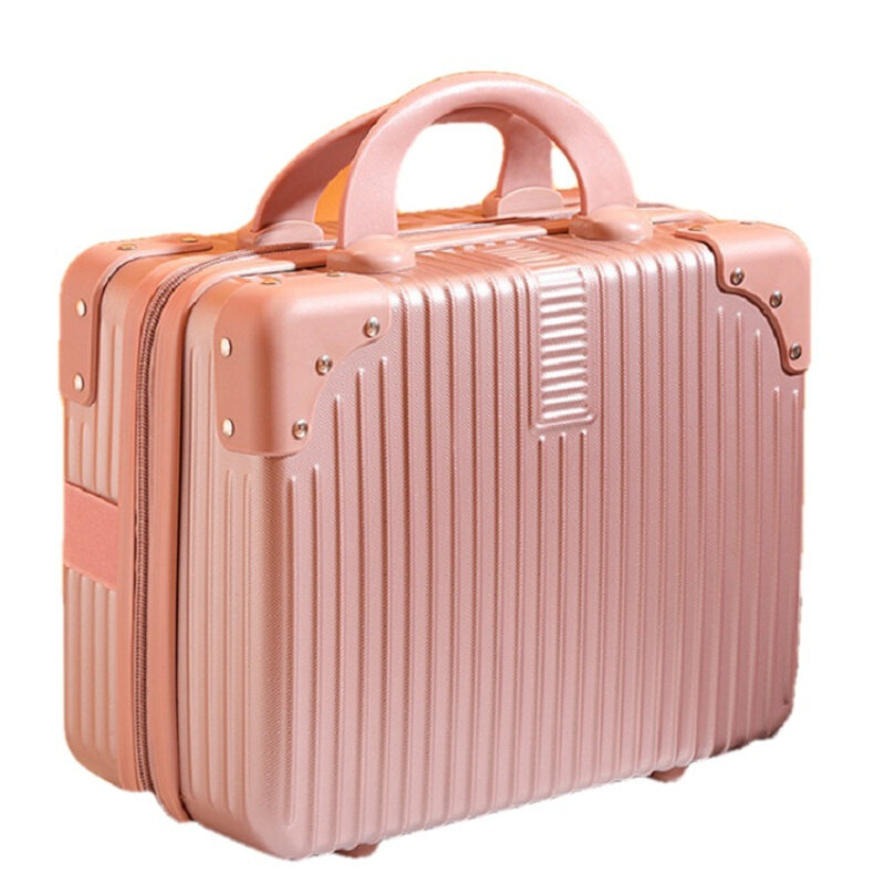 Nowy Retro podręczny uczeń mały torba na kosmetyki 14 Cal bagaż ABS Mini przenośne walizki