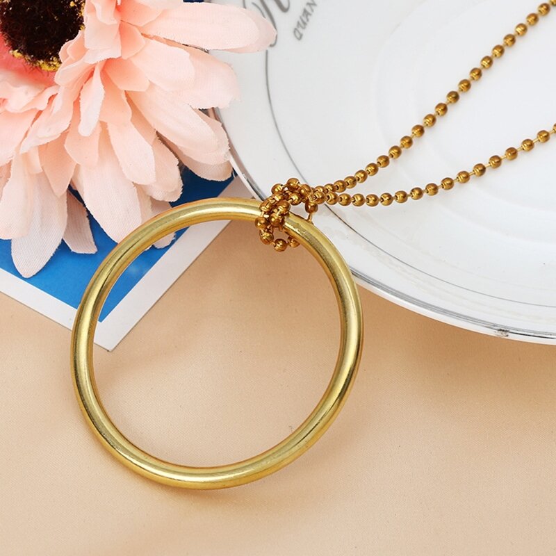Волшебное кольцо и цепочка, крутая опора для фокусов, металлическое кольцо с узлом завтрашнего дня, прочное для творчества,