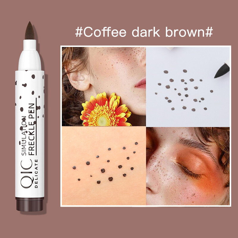 Waterproof Make Up Pen Blendable Formula Waterproof Easy To Apply Versatile Long-lasting Natural-looking Freckles For Fair Skin