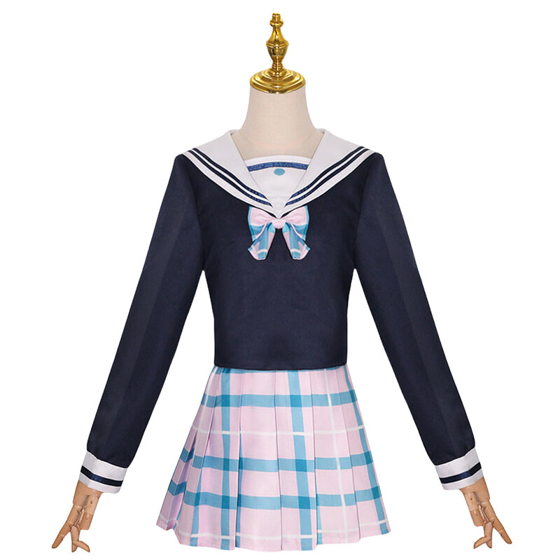Mitsumine Yuika Sakuragi Mano Cosplay Costume Dress Jk Uniform Bracelet Skirt Suit Women Clothes Halloween Party Outfi