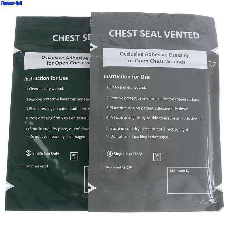 1PC North American Rescue Hyfin Chest Seal Medical Chest Seal Vented