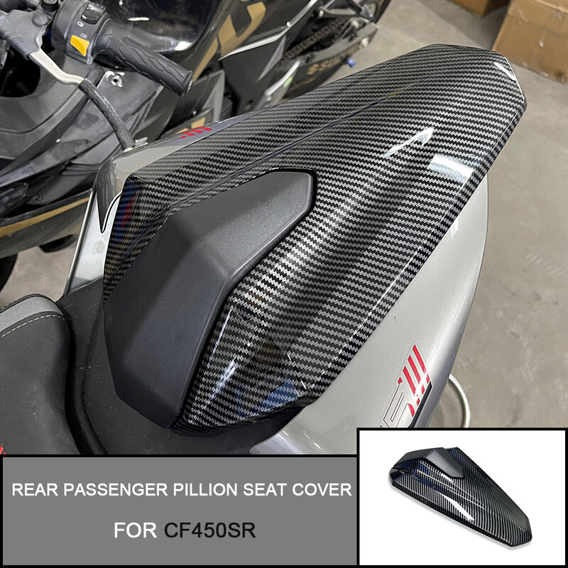 For 450sr CF450SR Motorcycle Rear Passenger Pillion Seat Cover Hard Seat Cowl Hump Fairing