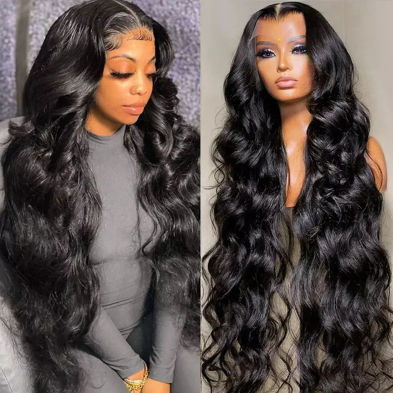 Bling Hair 4x4 Lace Closure Wig For Women Glueless 13x4 Body Wave Wig Human Hair 13x6 HD Transparent Lace Front Wig Pre Plucked