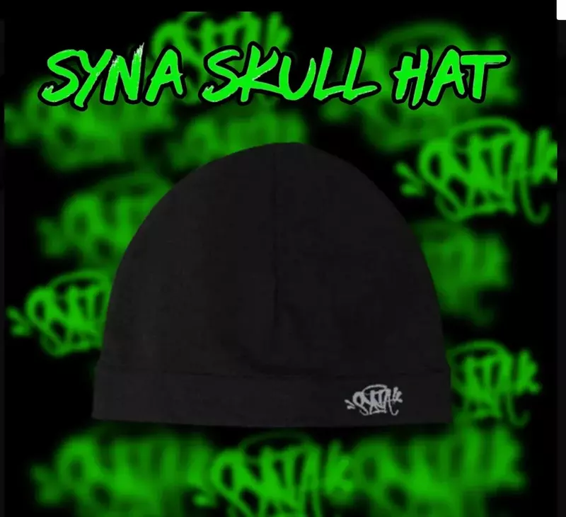 Syna-Gorros de malha quente para homens e mulheres Running Cap, World Skull Hat, qualidade, Y2k, novo, 2023