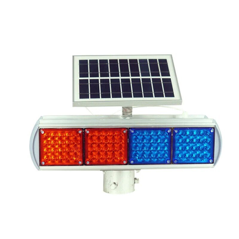 AsNewport-Lumières solaires en alliage d'aluminium, lampes flash VPN, haute LED, construction de routes nocturnes, barricades, qualité