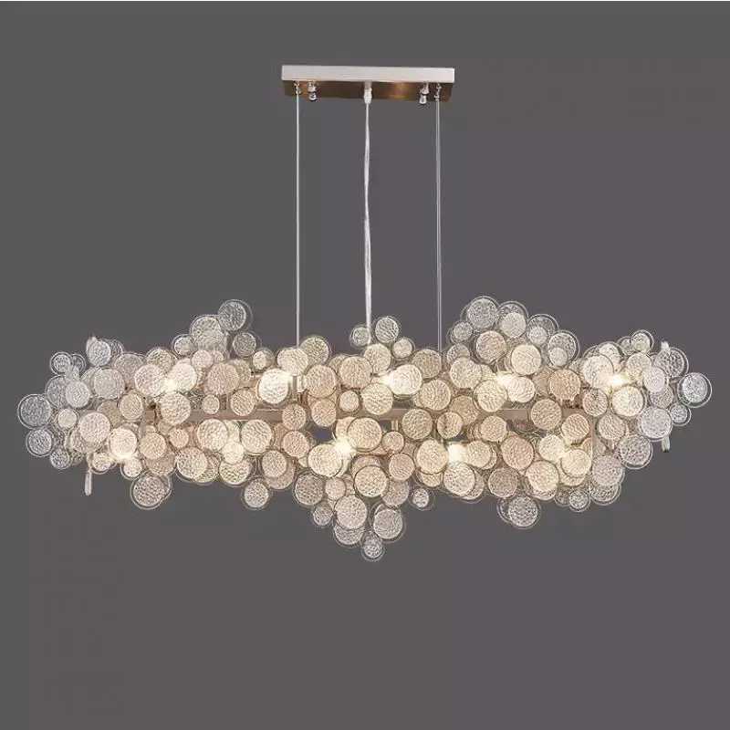 Modern Luxury Creative Living Dining Room Glass Led Chandelier Personality Simple Designer Pendant Lights Bedroom Study Lamps