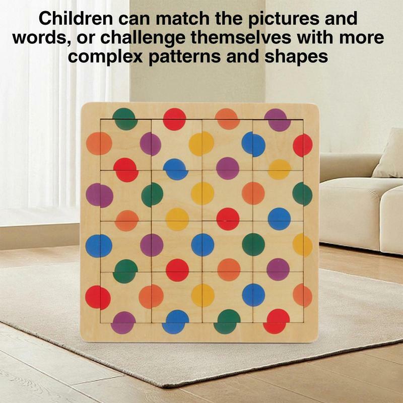Memory Color Matching Toys, Classificador de reconhecimento, Puzzle, Study Toys, Pré-escolar, Montessori
