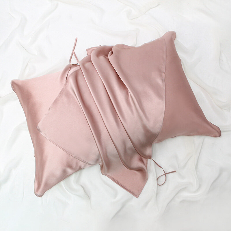 19 Mm Heavyweight Silk Pillow Scarf Suzhou Silk 100% Mulberry Silk Household Simple Embroidery Strap Silk Pillow Scarf