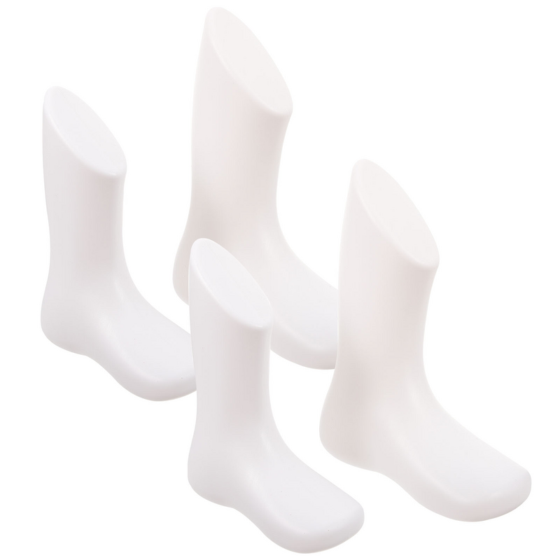 Baby Feet Mannequin Plastic Foot Models Toddler Shoes Supports Shoe Forms Stand Sock Display