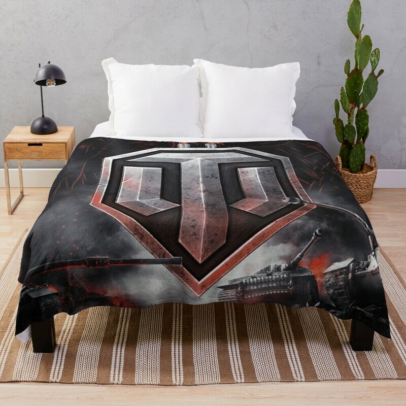 World of Tanks Throw Blanket Blankets For Sofa Custom Blanket Sofa Blankets