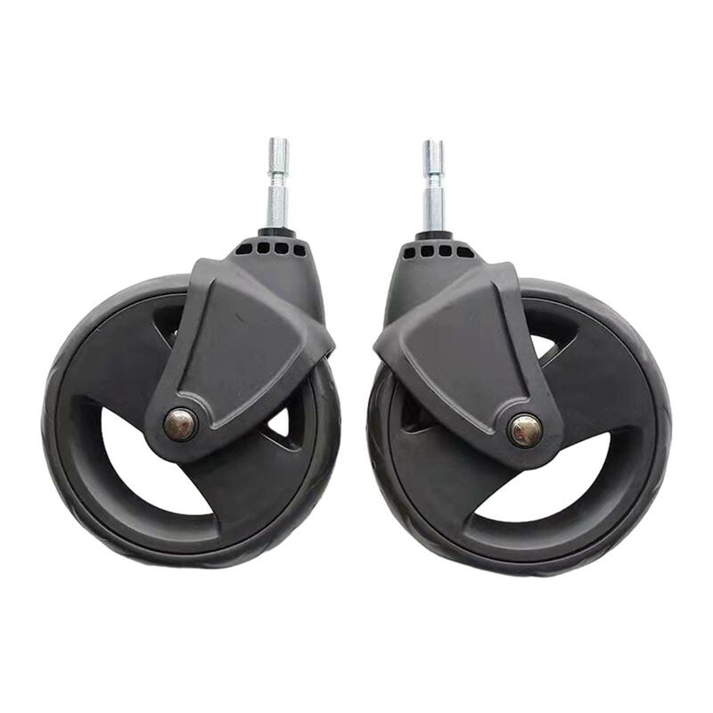 Trolley Wheel Accs Spare Parts Repairing Upgrade Parts Pram for Kids Carriage Swivel Wheel Wheel Replacement 2Pcs Trolley