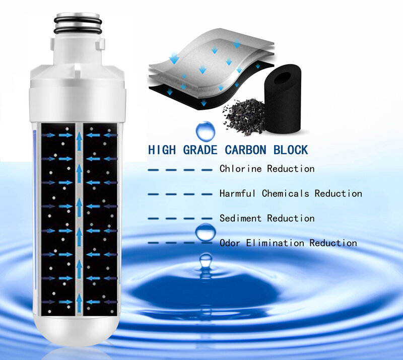 Repuesto de filtro de agua LT1000P, Compatible con modelos LG: ADQ747935, MDJ64844601, LMXS28626D, LT1000PC, LT-1000PC