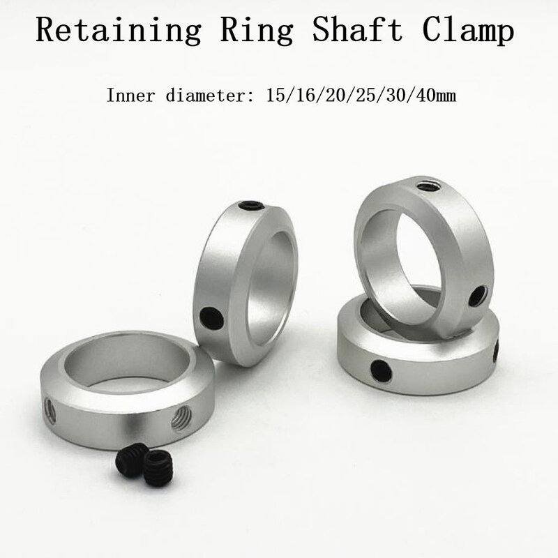 Collar Clamp Ring Shaft Steel Steel Metric 15mm-40mm Bore Clamp Collars Eyelet Collar Interchangeable Brand New
