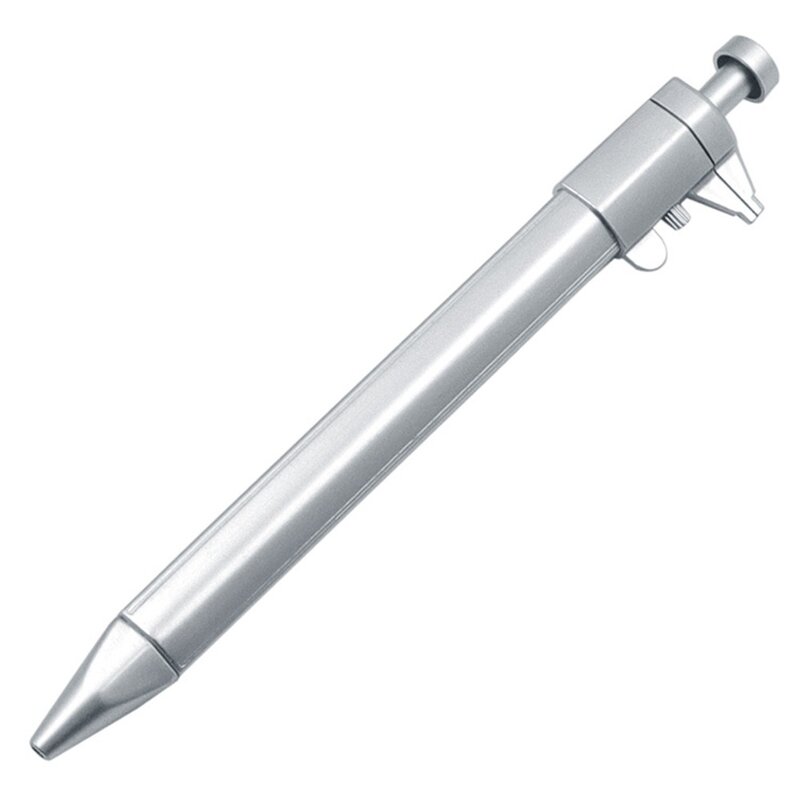 Multifuncional Ball-Point Caneta Esferográfica, Caliper Pen, Roller Ball Pen, Caneta Ink Gel, Vernier Caliper Tool, Criatividade Papelaria, 1mm
